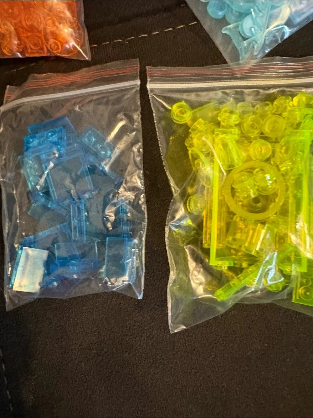 Assorted Lego blocks translucent - Multicolor
